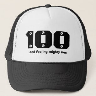 100. Geburtstag oder JEDES Jahr Sich gut fühlen Truckerkappe