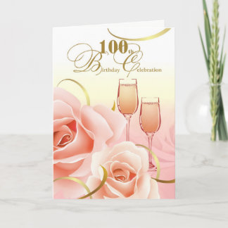 100. Geburtstagsfeier Rosengarten Einladung