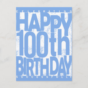 100. Geburtstagskarte Postkarte