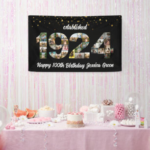 100. Geburtstagskollage 1924 gegründet Banner
