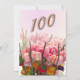 100. Geburtstagsparty Einladung