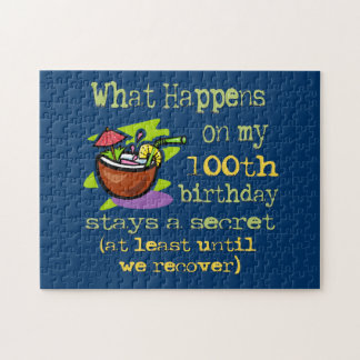 100. Geburtstagsparty Geschenke. Was passiert auf Puzzle