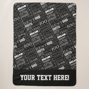 100. Geburtstagsparty Special Personalisiert Monog Sherpadecke