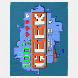 100% Geek Fleecedecke