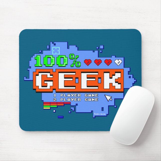 100% Geek Mousepad (Mit Mouse)