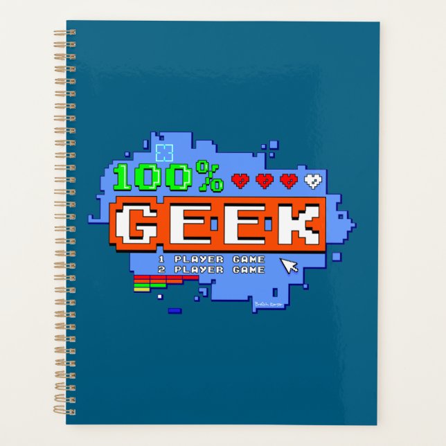 100% Geek Planer (Vorderseite)