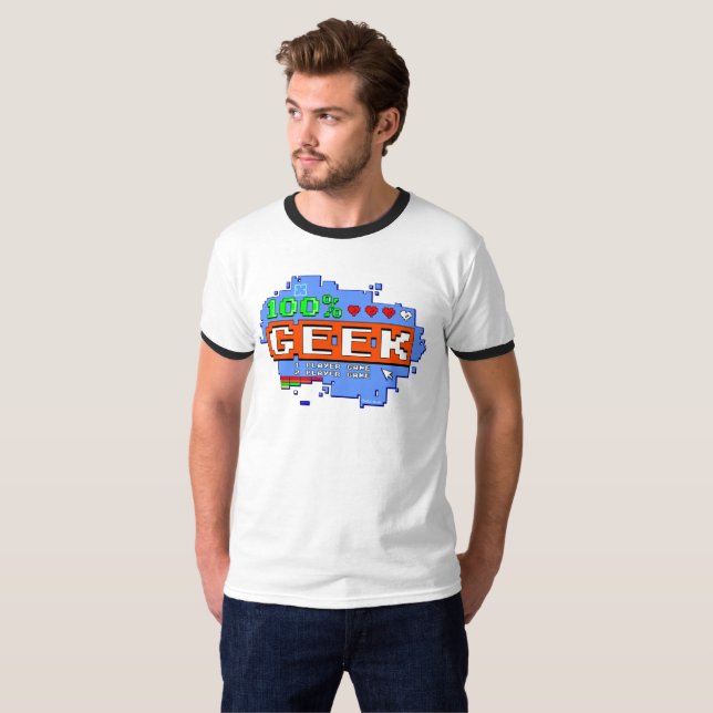 100% Geek T-Shirt (Vorne ganz)