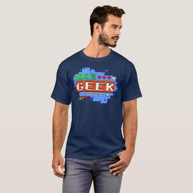 100% Geek T-Shirt (Vorne ganz)