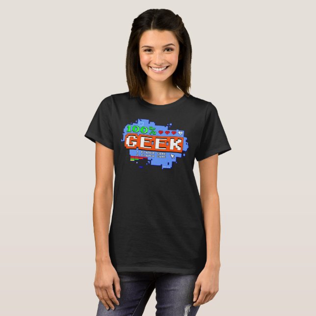 100% Geek T-Shirt (Vorne ganz)
