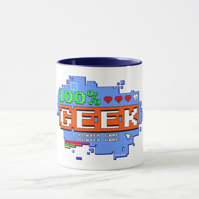 100% Geek Tasse (Zentrum)