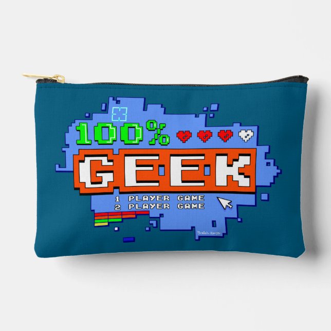 100% Geek Zubehörtasche (Vorderseite)
