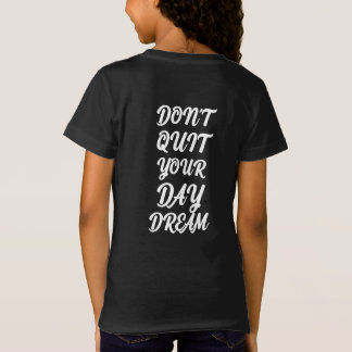 100% gekämmte Ringspun-Baumwolle Kinderworte gedru T-Shirt