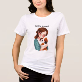 100% geliebtes Haustier Tri-Blend Shirt
