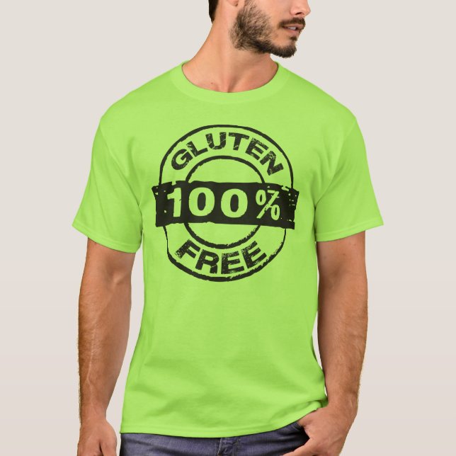 100% Gluten-Frei T-Shirt (Vorderseite)