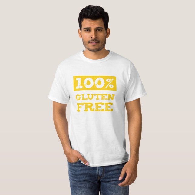 100% glutenfrei T-Shirt (Vorne ganz)