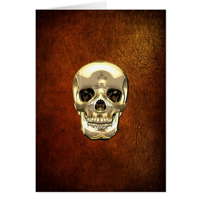 [100] Golden Human Skull (Vorne)
