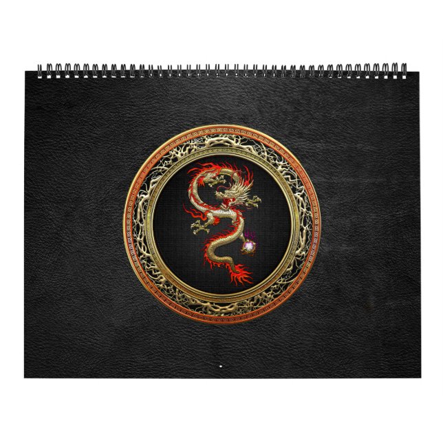 [100] Goldener chinesischer Drache Fucanglong Kalender (Titelbild)