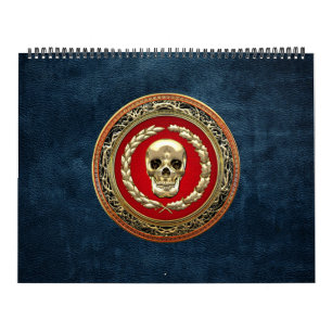 [100] Goldener Totenkopf Kalender