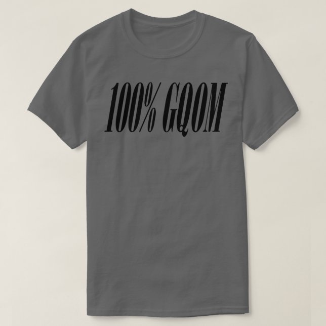 100 GQOM uvwx T-Shirt (Design vorne)