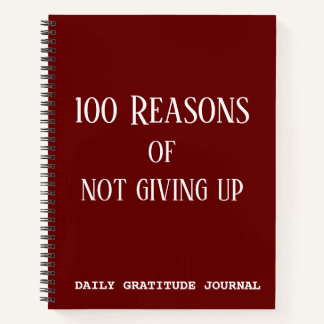 100 Gründe dafür, nicht die tägliche Dankbarkeit a Notizbuch