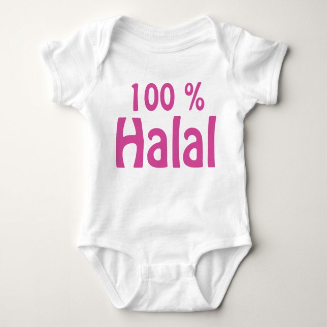 100% Halal Baby Strampler (Vorderseite)