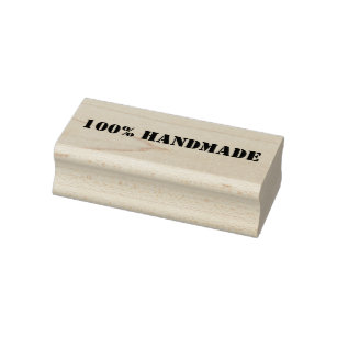 100% handgefertigte Briefmarke aus gebettetem Holz Gummistempel
