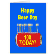 100. Happy Beer Day Geburtstag