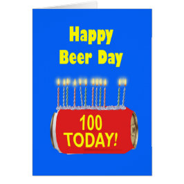 100. Happy Beer Day Geburtstag