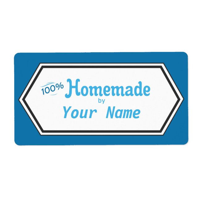 100 % hausgemachte Lebensmittelkennzeichnung (Vorne)