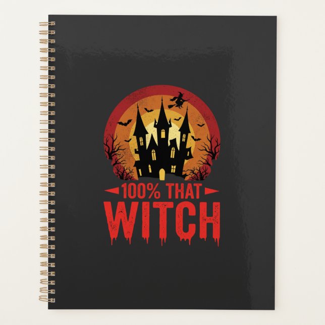 100% Hexen Halloween Schloss Planer (Vorderseite)