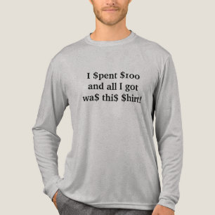 $100 $hirt (jetzt mit 50% Dauerrabatt) Tri-Blend Shirt