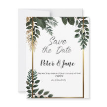 100+ Hochzeit Save-the-Date-Einladung