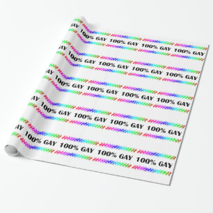 100% Homosexuelles Geschenkpapier