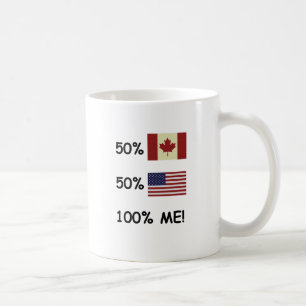 100% ICH Kanadier/Amerikaner Tasse