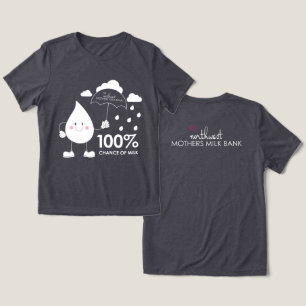 100%ige Chance auf Milch Tri-Blend Shirt