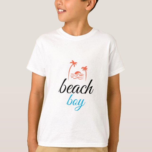 100%ige ComfortSoft Baumwolle-Beachboy-Tour T-Shirt (Vorderseite)