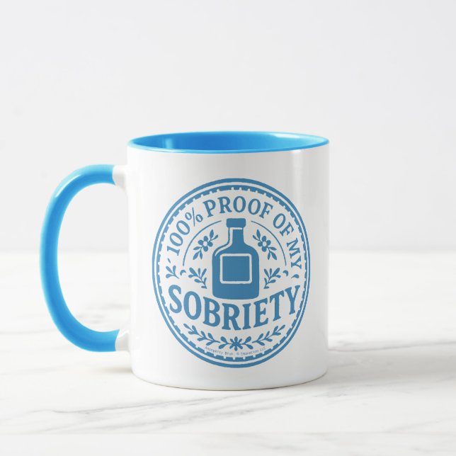 100%iger Beweis meiner Nüchternheit - Tasse (Links)