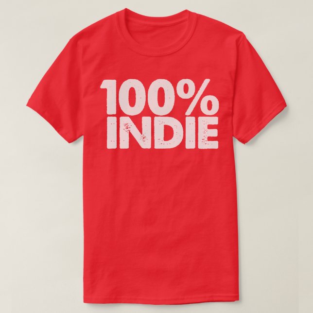 100 INDIE T-Shirt (Design vorne)