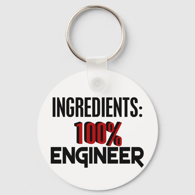 100% Ingenieur Schlüsselanhänger (Vorderseite)