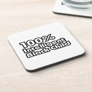 100 % Intelligentes schwarzes Kind Untersetzer