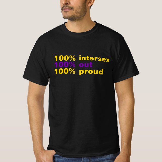 100 % Intersex T-Shirt (Vorderseite)