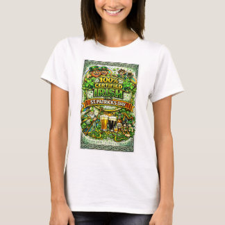 100% irisch... Am St. Patricks Tag! T-Shirt