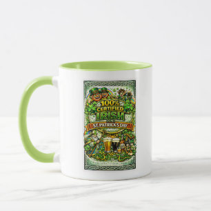 100% irisch... am St. Patricks Tag! Tasse