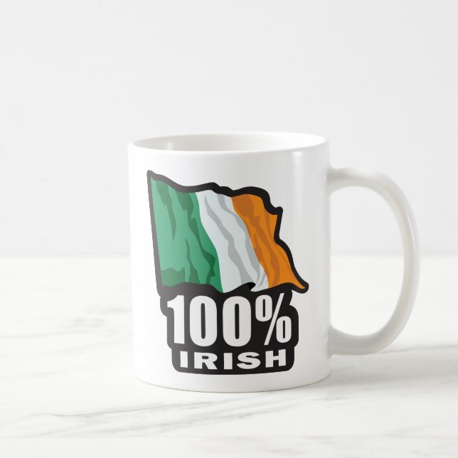 100%-IRISH KAFFEETASSE (Rechts)