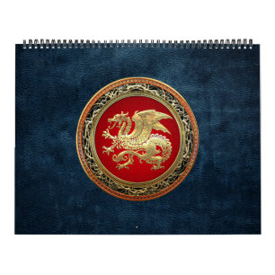[100] Isländischer Drache, Landvættir [Gold] Kalender