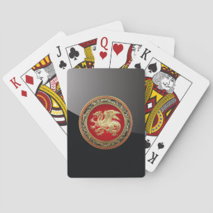 [100] Isländischer Drache, Landvættir [Gold] Spielkarten