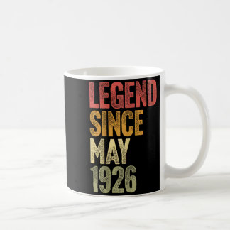 100 Jahre alte Legende seit Mai 1926 Retro 100. Kaffeetasse