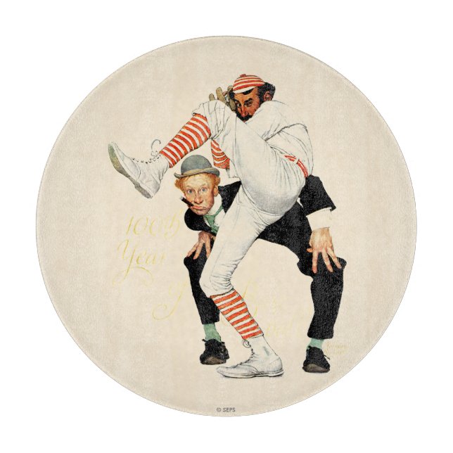 100 Jahre Baseball Schneidebrett (Vorderseite)