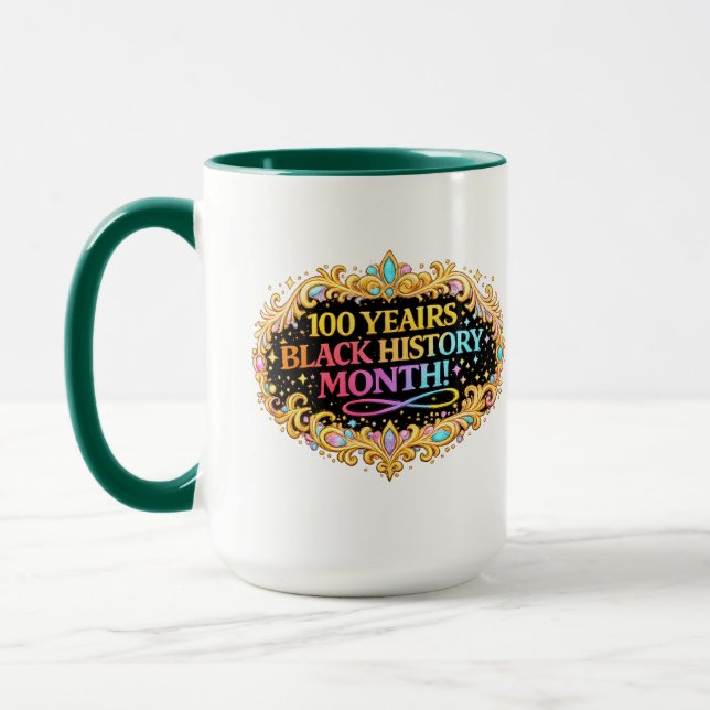 100 Jahre Black History Combo Tasse (Links)