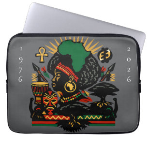 100 Jahre Black History Month 2026 Feierlichkeiten Laptopschutzhülle